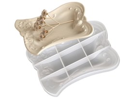 Molde silicona plato rectangular BARROCO 